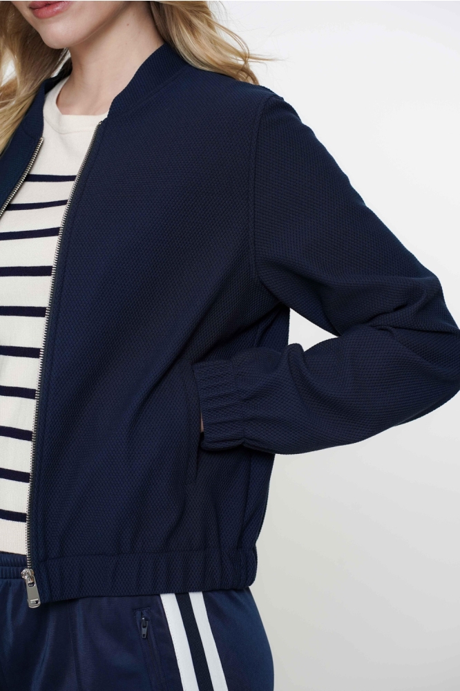 VEST MET STRUCTUUR 55060 21 Navy